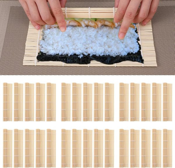 Woven Bamboo Sushi Mat (Bulk Pack)